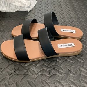 8.5 Steve Madden Leather Dual Sandal